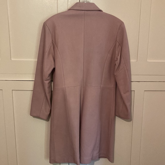 Lavender leather coat xs very good used condition. - Picture 3 of 7